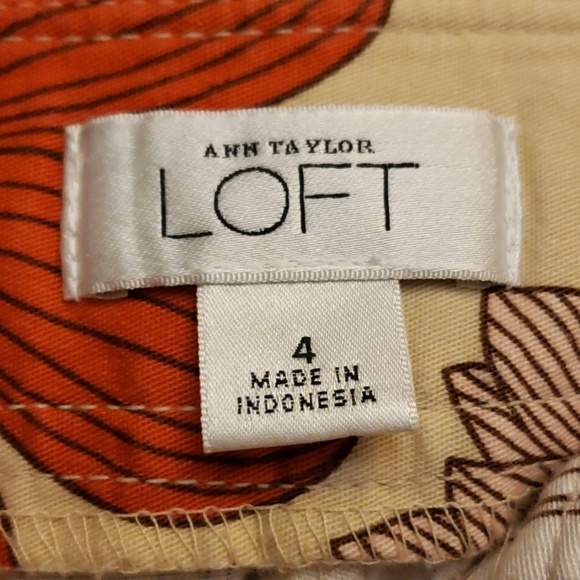 Ann Taylor LOFT Floral Pants Size 4 - Picture 6 of 8